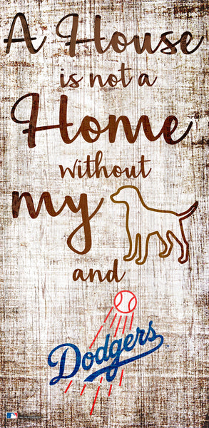 Wholesale MLB0867-House Not Home 6x12 / M0867-Los Angeles Dodgers