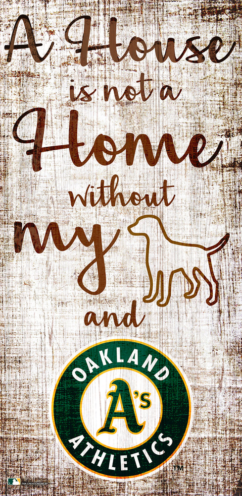 Wholesale MLB0867-House Not Home 6x12 / M0867-Oakland Athletics