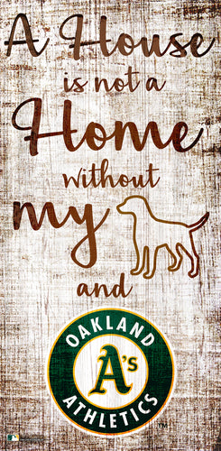 Wholesale MLB0867-House Not Home 6x12 / M0867-Oakland Athletics
