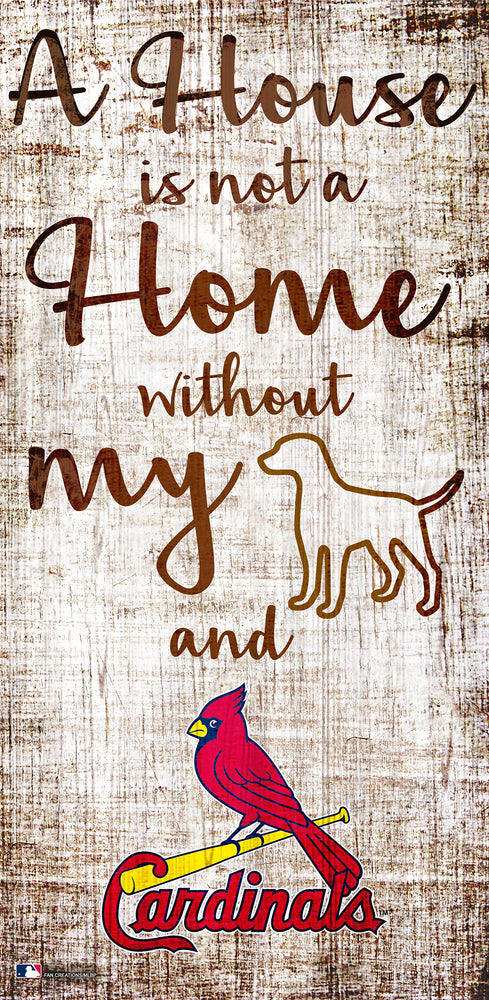 Wholesale MLB0867-House Not Home 6x12 / M0867-St. Louis Cardinals