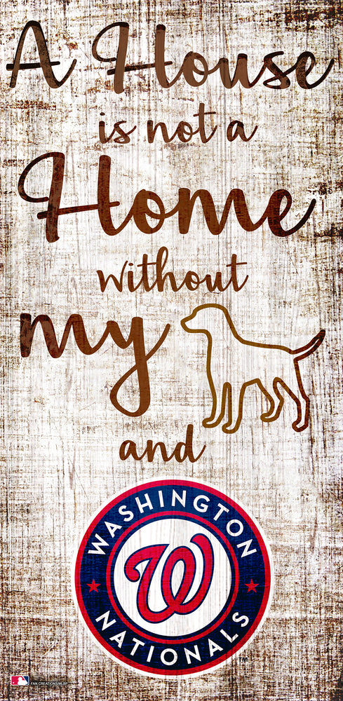 Wholesale MLB0867-House Not Home 6x12 / M0867-Washington Nationals