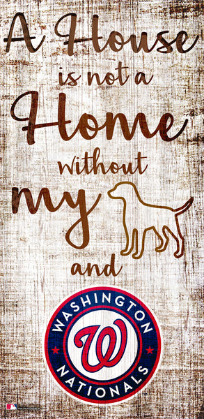 Wholesale MLB0867-House Not Home 6x12 / M0867-Washington Nationals