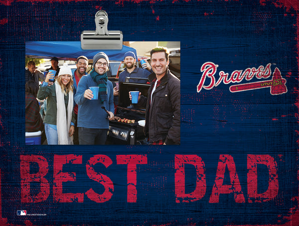 Wholesale MLB0893-Best Dad Frame / M0893-Atlanta Braves