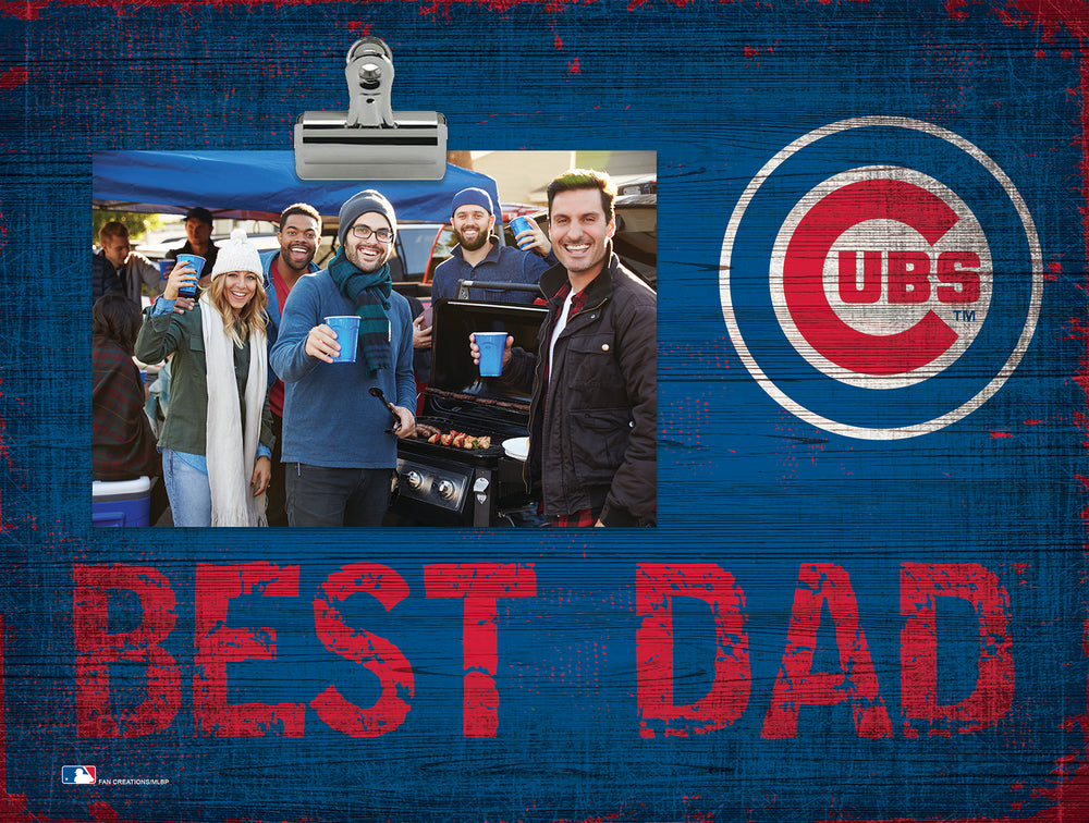 Wholesale MLB0893-Best Dad Frame / M0893-Chicago Cubs