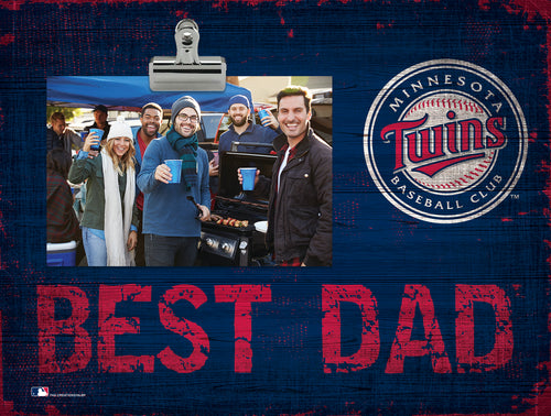 Wholesale MLB0893-Best Dad Frame / M0893-Minnesota Twins