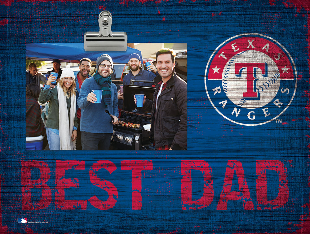 Wholesale MLB0893-Best Dad Frame / M0893-Texas Rangers