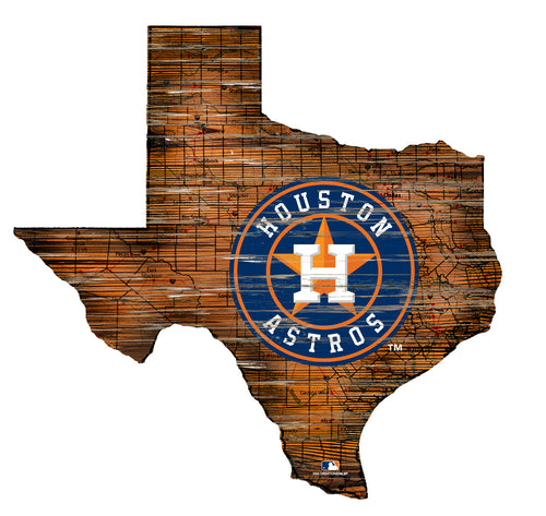 Wholesale MLB0894-Road Map State Cutout / M0894-Houston Astros