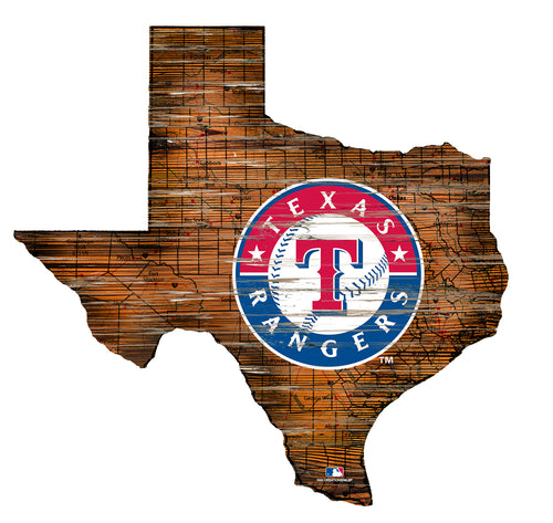 Wholesale MLB0894-Road Map State Cutout / M0894-Texas Rangers