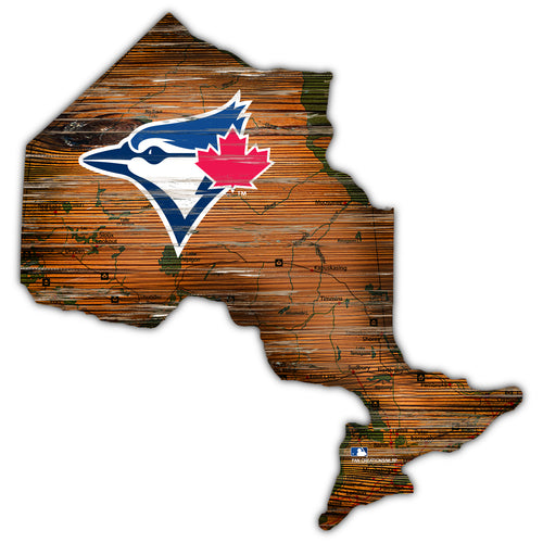 Wholesale MLB0894-Road Map State Cutout / M0894-Toronto Blue Jays