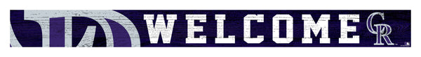 Wholesale MLB0909-Welcom Strip Sign 1.5x16 / M0909-Colorado Rockies
