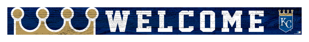 Wholesale MLB0909-Welcom Strip Sign 1.5x16 / M0909-Kansas City Royals