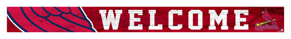 Wholesale MLB0909-Welcom Strip Sign 1.5x16 / M0909-St. Louis Cardinals