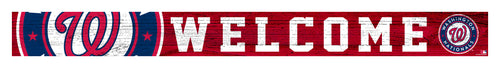 Wholesale MLB0909-Welcom Strip Sign 1.5x16 / M0909-Washington Nationals
