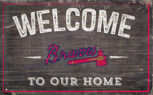 Wholesale MLB0913-Welcome 11x19 / M0913-Atlanta Braves