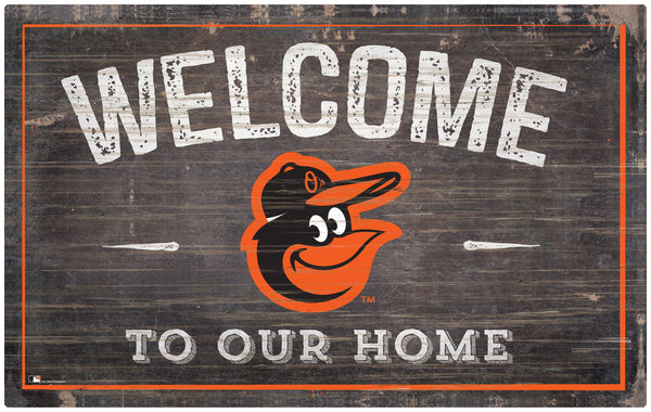 Wholesale MLB0913-11x19 inch Welcome Sign (Khols Resize) / M0913-Baltimore Orioles