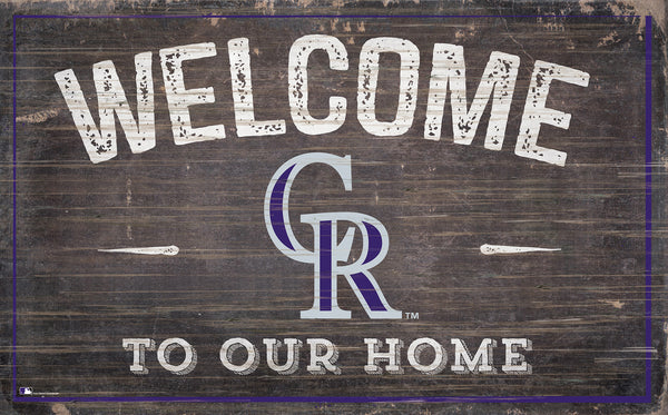 Wholesale MLB0913-Welcome 11x19 / M0913-Colorado Rockies