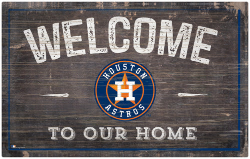 Wholesale MLB0913-11x19 inch Welcome Sign (Khols Resize) / M0913-Houston Astros