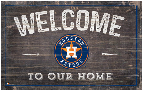 Wholesale MLB0913-11x19 inch Welcome Sign (Khols Resize) / M0913-Houston Astros