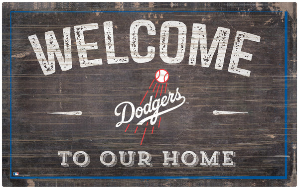 Wholesale MLB0913-11x19 inch Welcome Sign (Khols Resize) / M0913-Los Angeles Dodgers