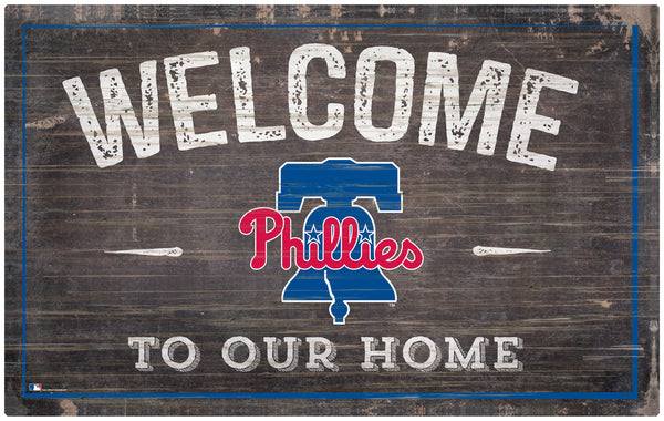 Wholesale MLB0913-11x19 inch Welcome Sign (Khols Resize) / M0913-Philadelphia Phillies