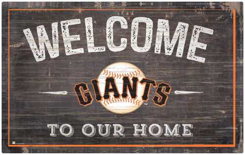 Wholesale MLB0913-11x19 inch Welcome Sign (Khols Resize) / M0913-San Francisco Giants