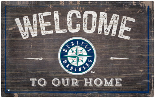 Wholesale MLB0913-11x19 inch Welcome Sign (Khols Resize) / M0913-Seattle Mariners