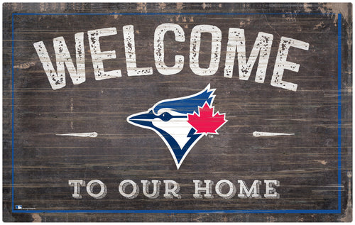 Wholesale MLB0913-11x19 inch Welcome Sign (Khols Resize) / M0913-Toronto Blue Jays