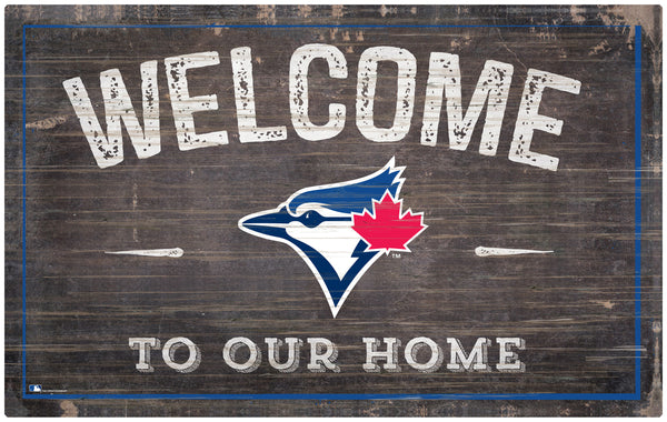 Wholesale MLB0913-11x19 inch Welcome Sign (Khols Resize) / M0913-Toronto Blue Jays
