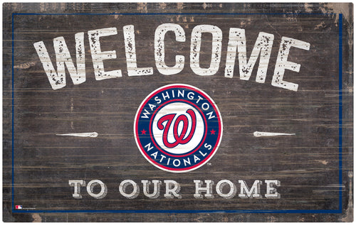 Wholesale MLB0913-11x19 inch Welcome Sign (Khols Resize) / M0913-Washington Nationals