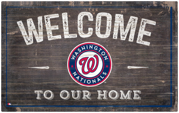Wholesale MLB0913-11x19 inch Welcome Sign (Khols Resize) / M0913-Washington Nationals