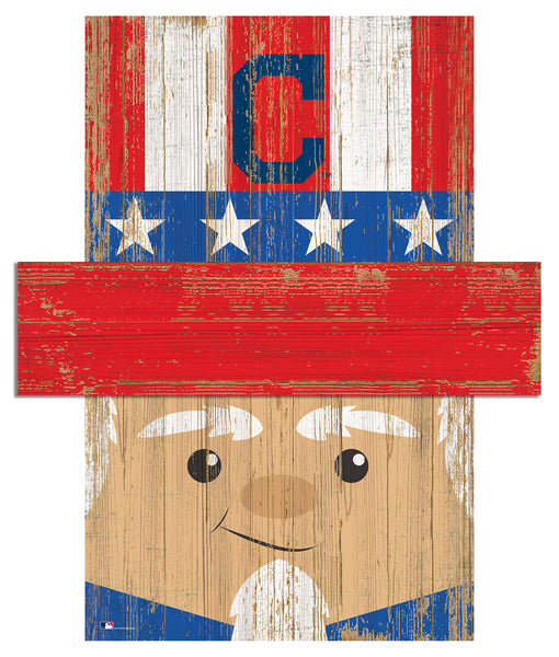 Wholesale MLB0917-Uncle Sam Head / M0917-Cleveland Indians