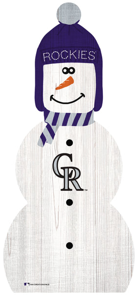 Wholesale MLB0926-Snow Man Cut Out / M0926-Colorado Rockies