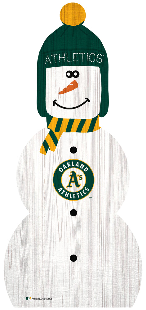 Wholesale MLB0926-Snow Man Cut Out / M0926-Oakland Athletics