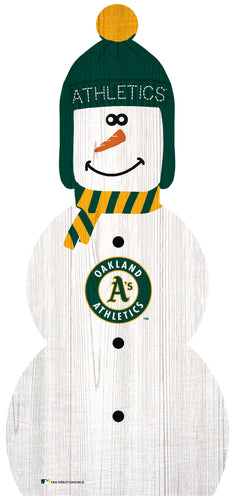 Wholesale MLB0926-Snow Man Cut Out / M0926-Oakland Athletics