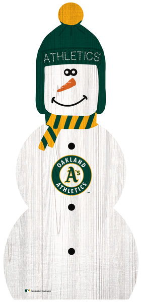 Wholesale MLB0926-Snow Man Cut Out / M0926-Oakland Athletics
