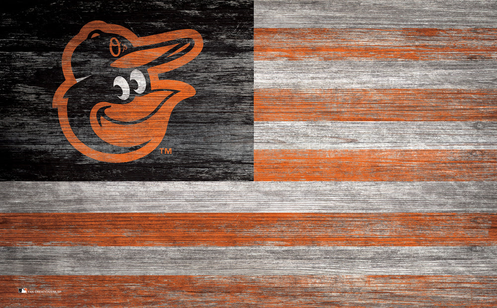 Wholesale MLB0940-Flag 11x19 (Khols Resize) / M0940-Baltimore Orioles