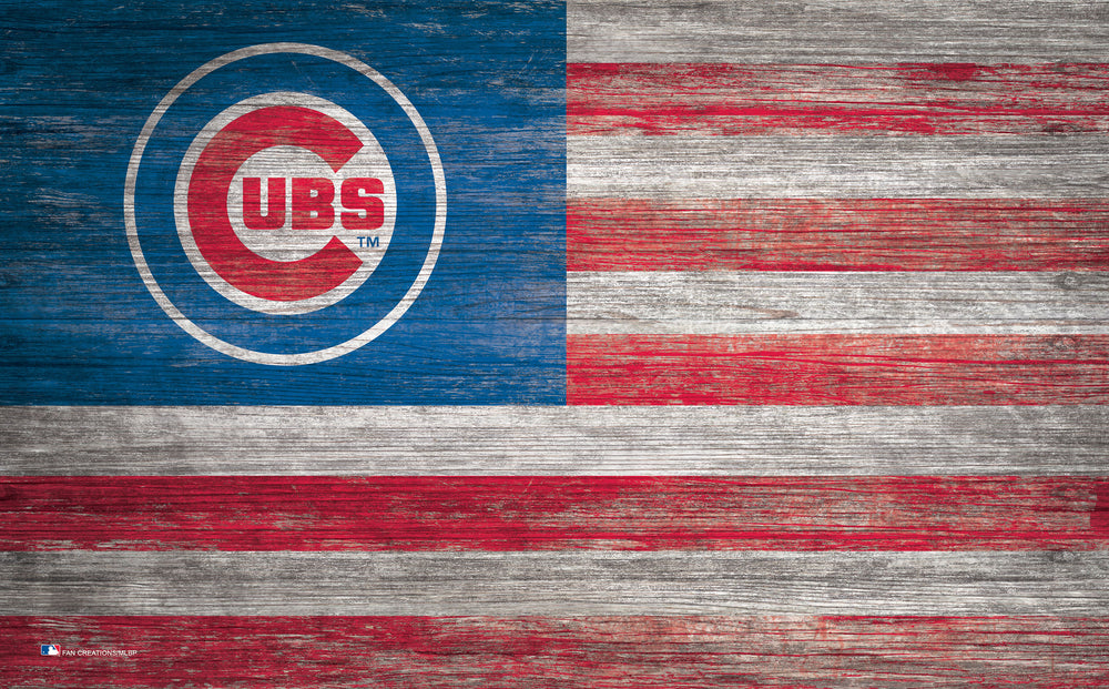 Wholesale MLB0940-Flag 11x19 (Khols Resize) / M0940-Chicago Cubs