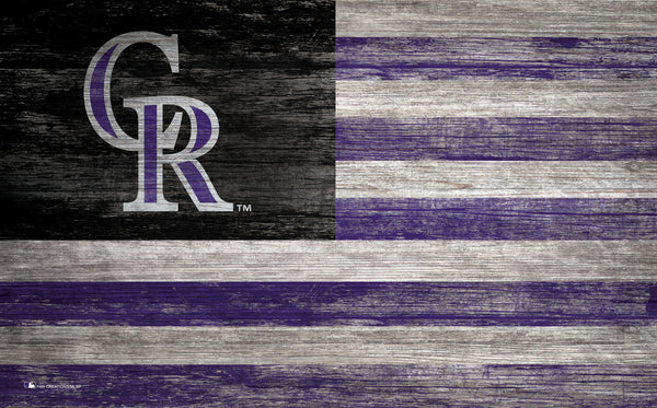 Wholesale MLB0940-Flag 11x19 (Khols Resize) / M0940-Colorado Rockies