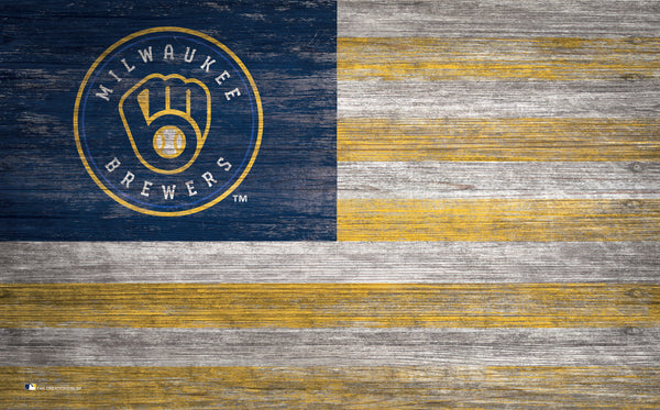 Wholesale MLB0940-Flag 11x19 (Khols Resize) / M0940-Milwaukee Brewers