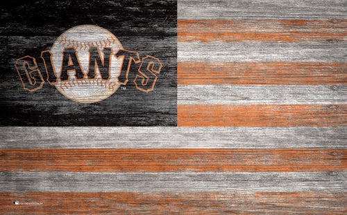 Wholesale MLB0940-American Flag 11x19 / M0940-San Francisco Giants