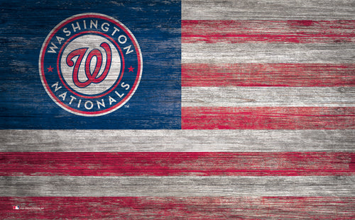 Wholesale MLB0940-American Flag 11x19 / M0940-Washington Nationals