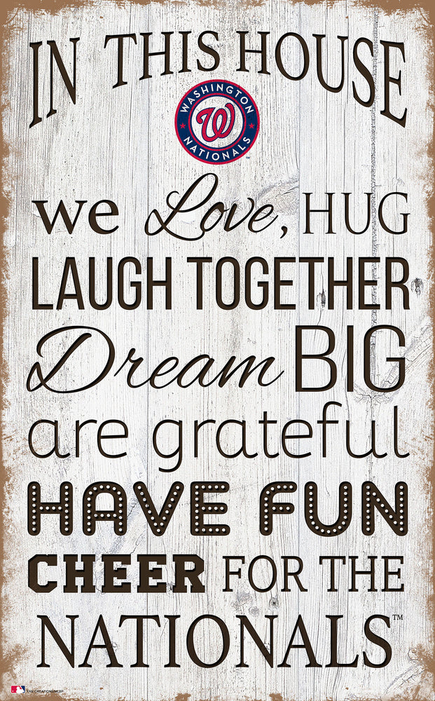 Wholesale MLB0976-In This House 11x19 / M0976-Washington Nationals