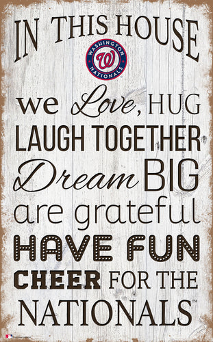 Wholesale MLB0976-In This House 11x19 / M0976-Washington Nationals