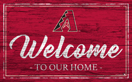 Wholesale MLB0977-Welcome Team Color 11x19 (Khols Resize) / M0977-Arizona Diamondbacks