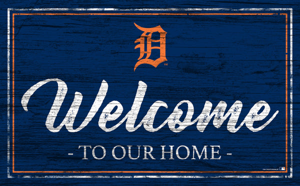 Wholesale MLB0977-Welcome Team Color 11x19 (Khols Resize) / M0977-Detroit Tigers