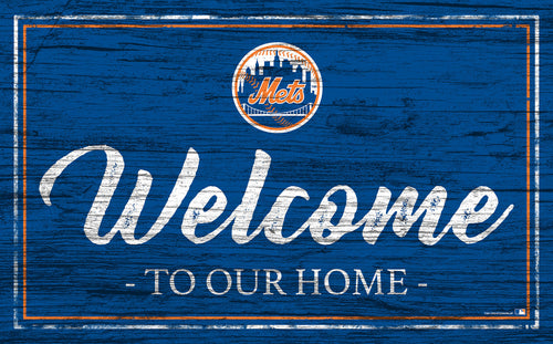 Wholesale MLB0977-Welcome Team Color 11x19 / M0977-New York Mets