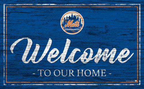 Wholesale MLB0977-Welcome Team Color 11x19 (Khols Resize) / M0977-New York Mets