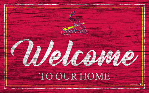 Wholesale MLB0977-Welcome Team Color 11x19 (Khols Resize) / M0977-St. Louis Cardinals
