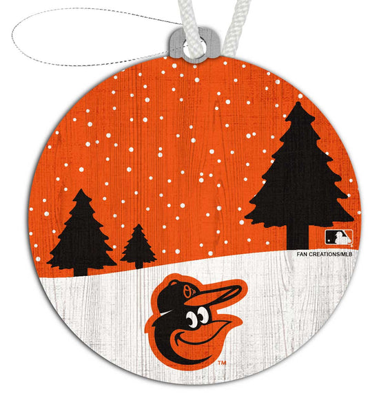 Wholesale MLB0978 - Snow Scene / M0978-Baltimore-Orioles