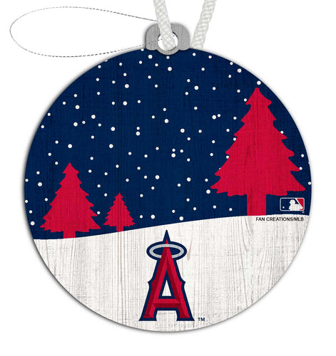 Wholesale MLB0978 - Snow Scene / M0978-Los-Angeles-Angels